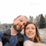 Heather and I taking a selfie at the Desert Botanical Gardens